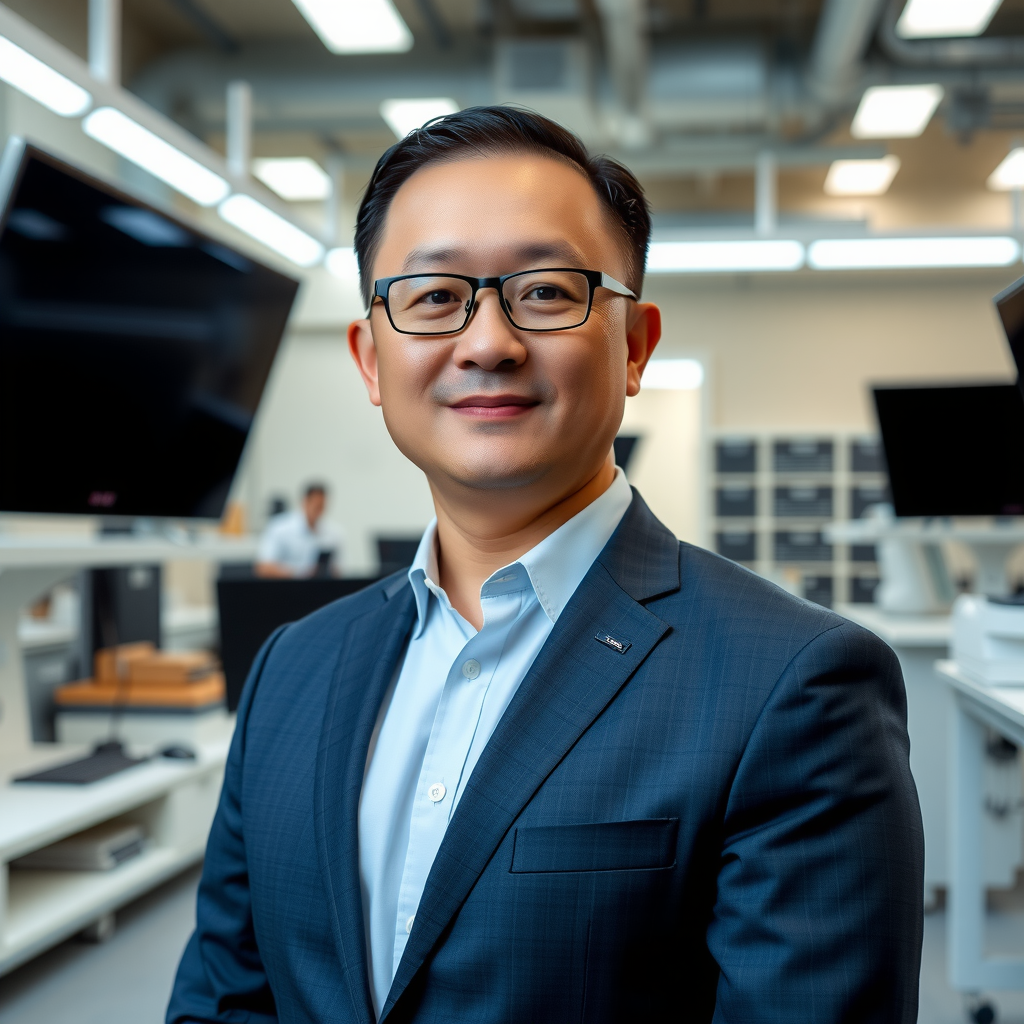 David Kim, Head of Innovation at Phantom Project, professional headshot of technology innovator in modern research and development facility